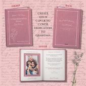 Elegant Pink Grandmother Mother’s Day Storybook カード