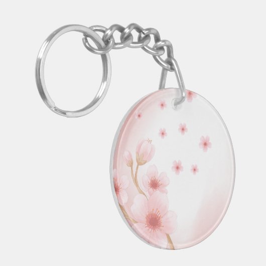 Elegant Pink Keychain Accessory キーホルダー (正面左)