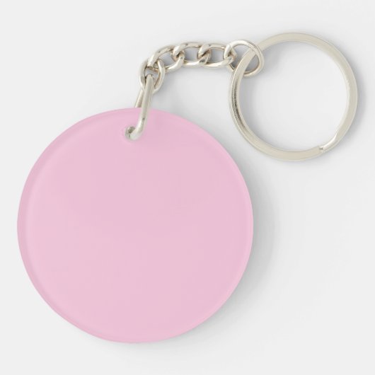Elegant Pink Keychain Accessory キーホルダー (裏面)