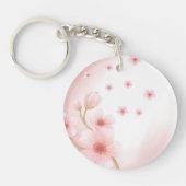 Elegant Pink Keychain Accessory キーホルダー (正面)