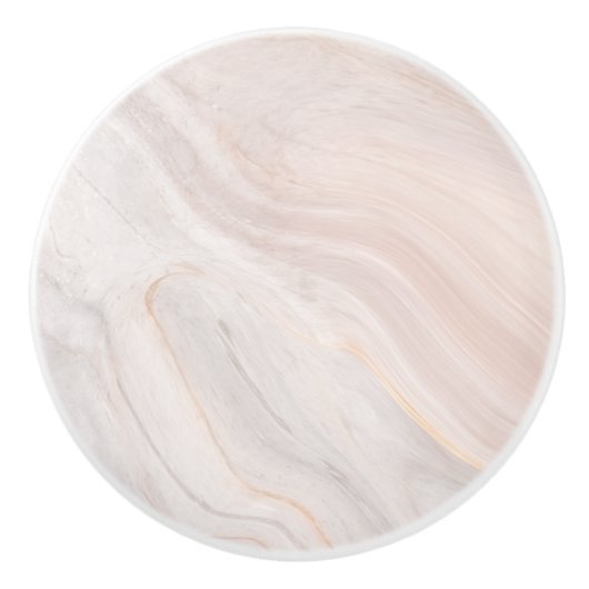 Elegant Pink Marble Texture Ceramic Drawer Knob セラミックノブ (正面)