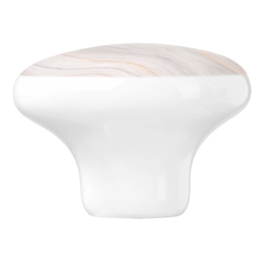 Elegant Pink Marble Texture Ceramic Drawer Knob セラミックノブ (側面)