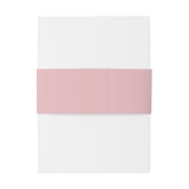 Elegant Pink Minimalist Names 招待状ベリーバンド (裏面例)