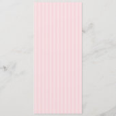 Elegant Pink Minimalist Wedding Menu メニュー (裏面)