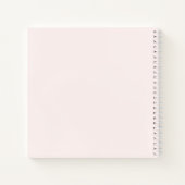 Elegant Pink Orchid Birthday ノートブック (裏面)