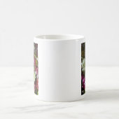 Elegant Pink Phalaenopsis Orchid Floral Design コーヒーマグカップ (中央)