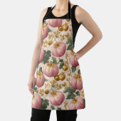 Elegant Pink Pumpkins Autumn Design エプロン (インサイチュ)