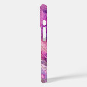 Elegant Pink & Purple Alcohol Ink Gold Glitter Cas Case-Mate iPhoneケース (裏面 / 左)