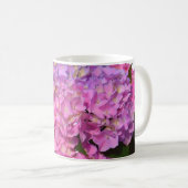 Elegant pink purple blue floral コーヒーマグカップ (正面右)