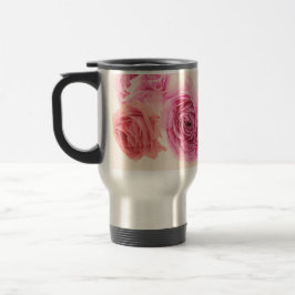 Elegant pink Ranunculus トラベルマグ
