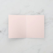 Elegant Pink & Red Folded Merry Christmas No Photo シーズンカード (内部)