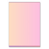 Elegant Pink Red Hearts Wedding Seating Chart テーブルナンバー (裏面)