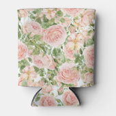 Elegant Pink Rose Garden 缶クーラー (正面)