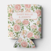 Elegant Pink Rose Garden 缶クーラー (裏面)