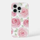 Elegant Pink Roses Phone Case iPhoneケース (裏面)