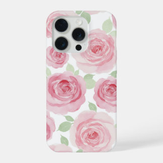 Elegant Pink Roses Phone Case iPhone 15 Proケース
