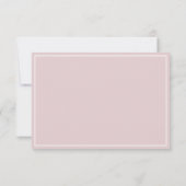 Elegant Pink Terracotta Floral Funeral サンキューカード (裏面)