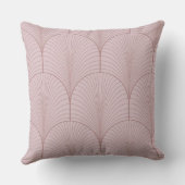 Elegant Pink Tiled Fan Design クッション (裏面)