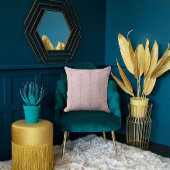 Elegant Pink Tiled Fan Design クッション