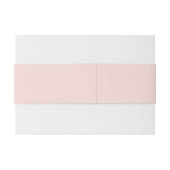 Elegant Pink Tulips Bouquet Wedding  招待状ベリーバンド (裏面例)