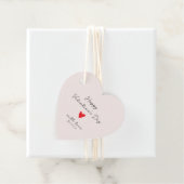 elegant pink Valentine's Day  フェイバータグ (インサイチュ)