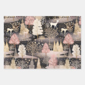 Elegant Pink Village ラッピングペーパーシート (正面2)