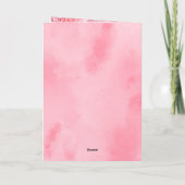 Elegant Pink Wedding invitation 招待状 (裏面)