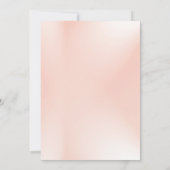 Elegant Pink Wild Floral Wedding  招待状 (裏面)