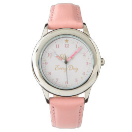 Elegant pink wristwatch – a daily radiance of femi 腕時計