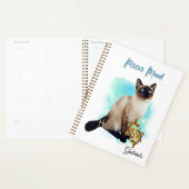 Elegant Pisces Zodiac Cat Planner Notebook プランナー手帳 (ディスプレー)