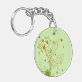 Elegant pistachio green keychain キーホルダー (正面左)