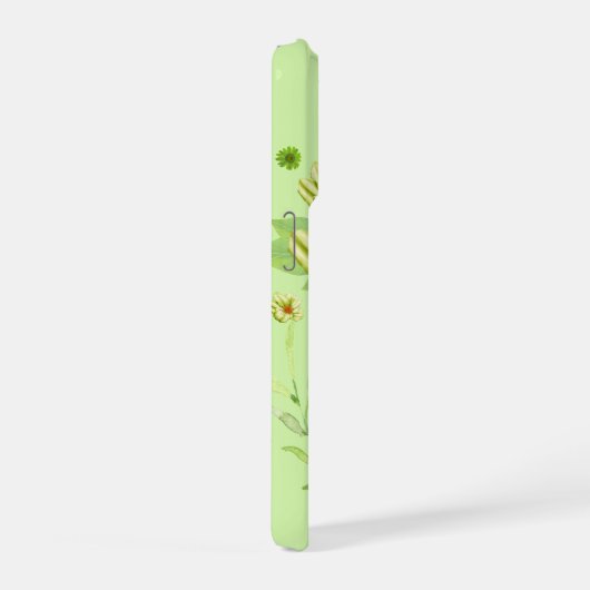 Elegant pistachio green phone wallet iPhoneケース (右側面)