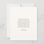 Elegant Plaid Budget Christmas Card (裏面)