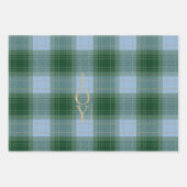 Elegant Plaid Christmas ラッピングペーパーシート (正面2)
