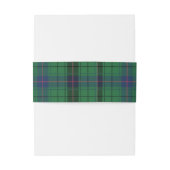 Elegant Plaid Davidson Rustic Traditional Wedding 招待状ベリーバンド (裏面例)