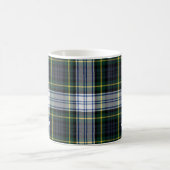 Elegant Plaid Gordon Tartan Custom コーヒーマグカップ (中央)
