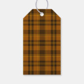 Elegant Plaid Thanksgiving Classic Vintage Custom  ギフトタグ (裏面)