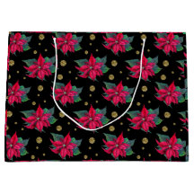 Elegant Poinsettia Floral Pattern