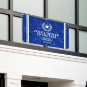 Elegant Police Officer of the Year Blue Marble 横断幕 (ビルの外側)