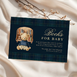 Elegant Polo Bear Baby Shower Books For Baby エンクロージャーカード