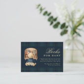 Elegant Polo Bear Baby Shower Books For Baby エンクロージャーカード (スタンド正面)