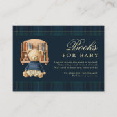 Elegant Polo Bear Baby Shower Books For Baby エンクロージャーカード (正面)
