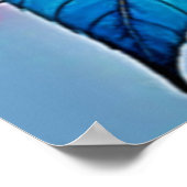 Elegant Poppies: Radiant Nature Art ポスター (角)