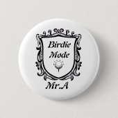 Elegant popular Golf Button 2026 缶バッジ (正面)