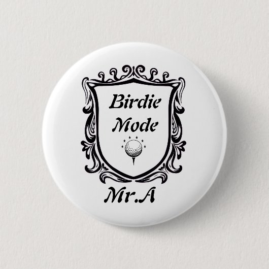 Elegant popular Golf Button 2026 缶バッジ (正面)