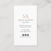 Elegant Portrait Fine Arts Gallery  名刺 (裏面)