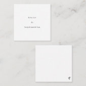 Elegant Positive Proud Of You Quote Card ノートカード (正面/裏面)