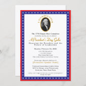 Elegant President's Day Gala Fundraiser 招待状 (正面/裏面)