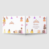 Elegant Princess Birthday Celebration ゲストブック (全面)
