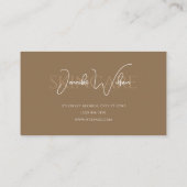 Elegant professional minimalist skincare 名刺 (裏面)